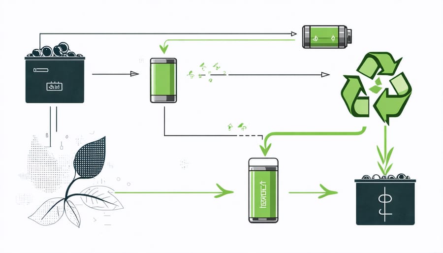 Flowchart of INOX Solar's innovative battery recycling process