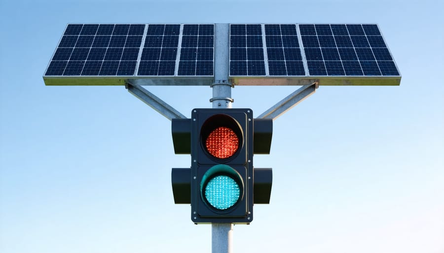 INOX Solar's advanced solar traffic signal technology