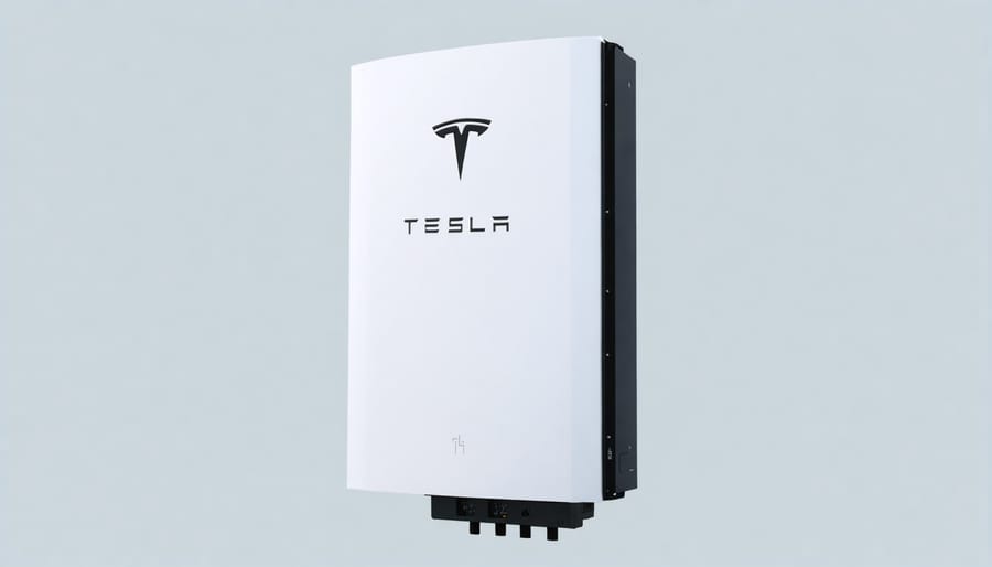 Detailed technical specifications diagram of Tesla Powerwall 2 with 13.5 kWh capacity labeled