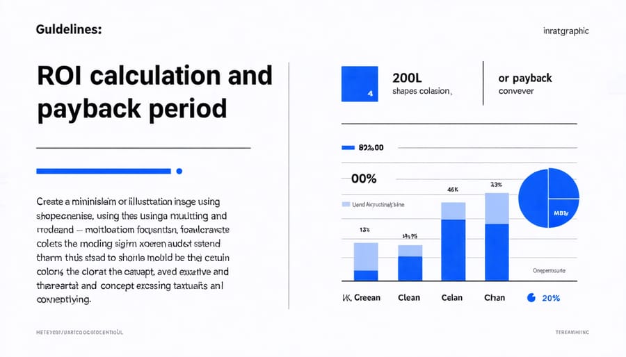 Visual chart displaying cost savings and return on investment over time for solar battery systems