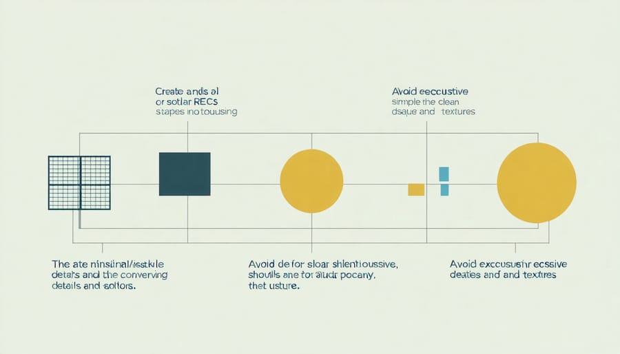 Infographic illustrating various categories of solar recycling certificates and their interconnections